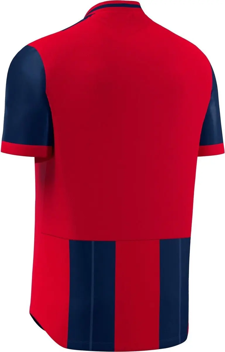 Macron Propus Eco Shirt Korte Mouw Heren XL - Marine/Rood