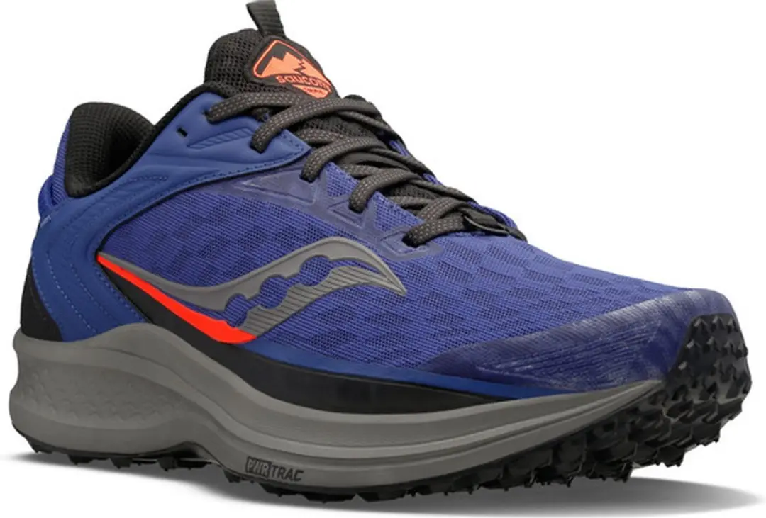 Saucony Canyon TR2 Heren Sportschoenen - Trail - Blauw/wit/rood