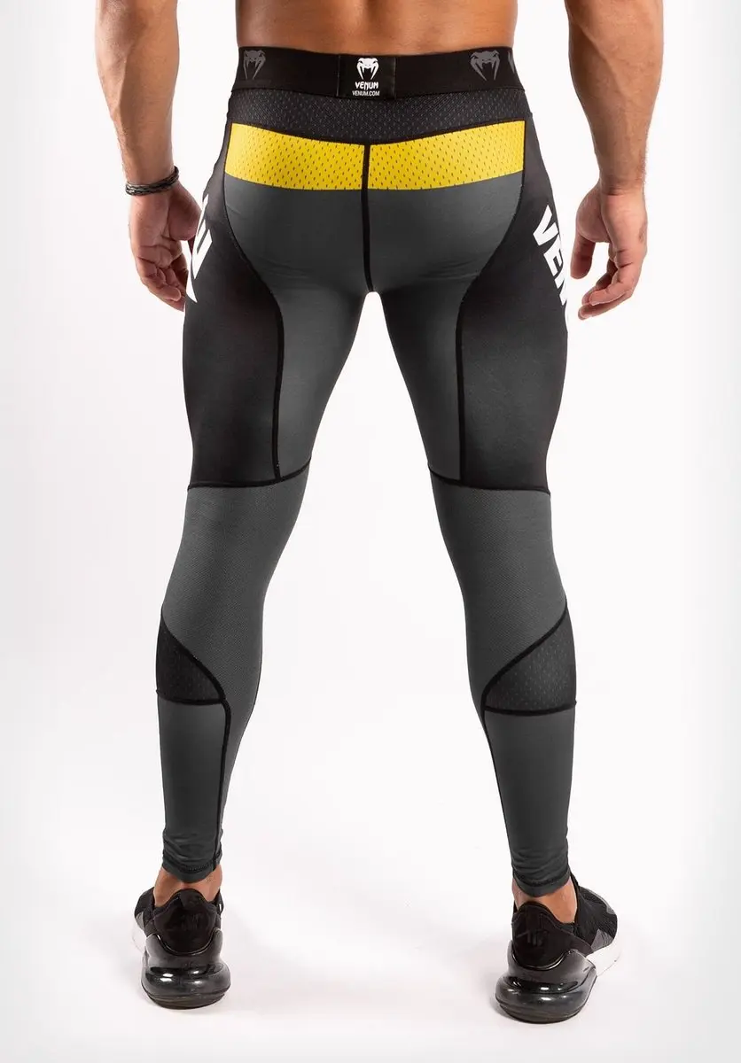 Venum ONE FC Impact Compression Tights - Grijs/Geel S