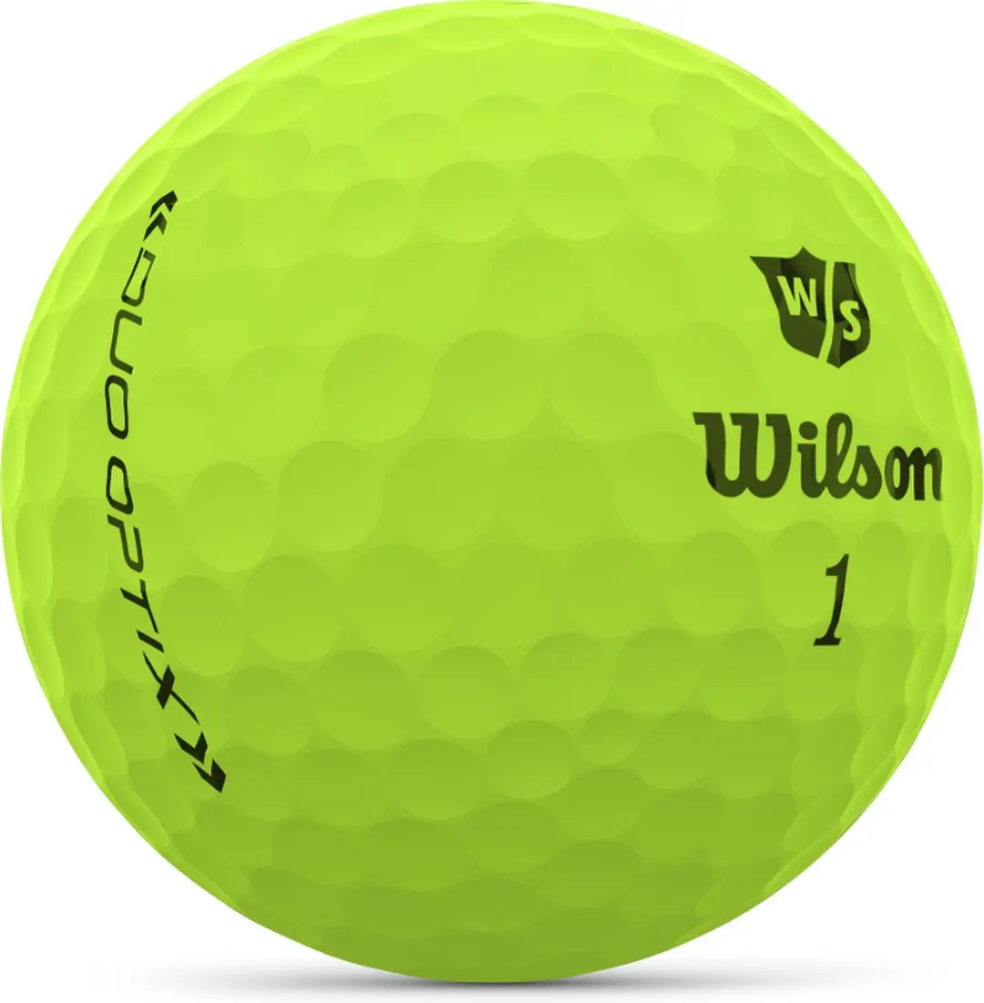 Wilson Staff DUO Soft+ Optix Golfballen - 12 Stuks - Mat Groen