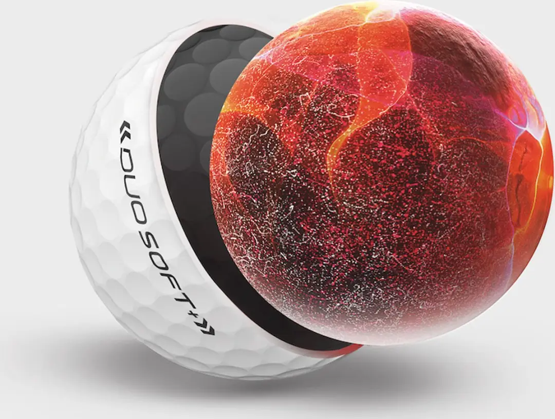 Wilson Staff DUO Soft+ Optix Golfballen - 12 Stuks - Mat Groen
