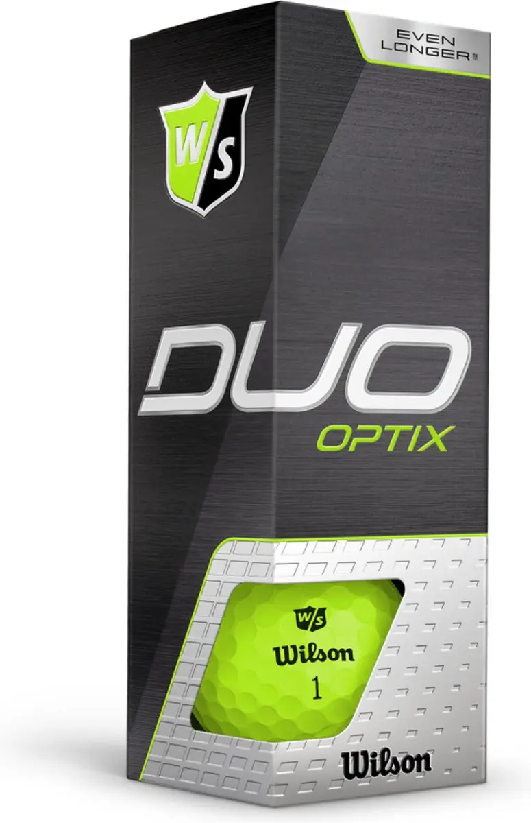 Wilson Staff DUO Soft+ Optix Golfballen - 12 Stuks - Mat Groen
