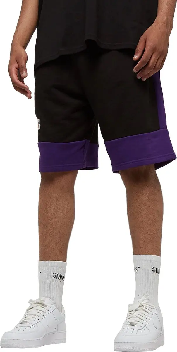 New Era NBA Colour Block Short Lakers - L - Zwart