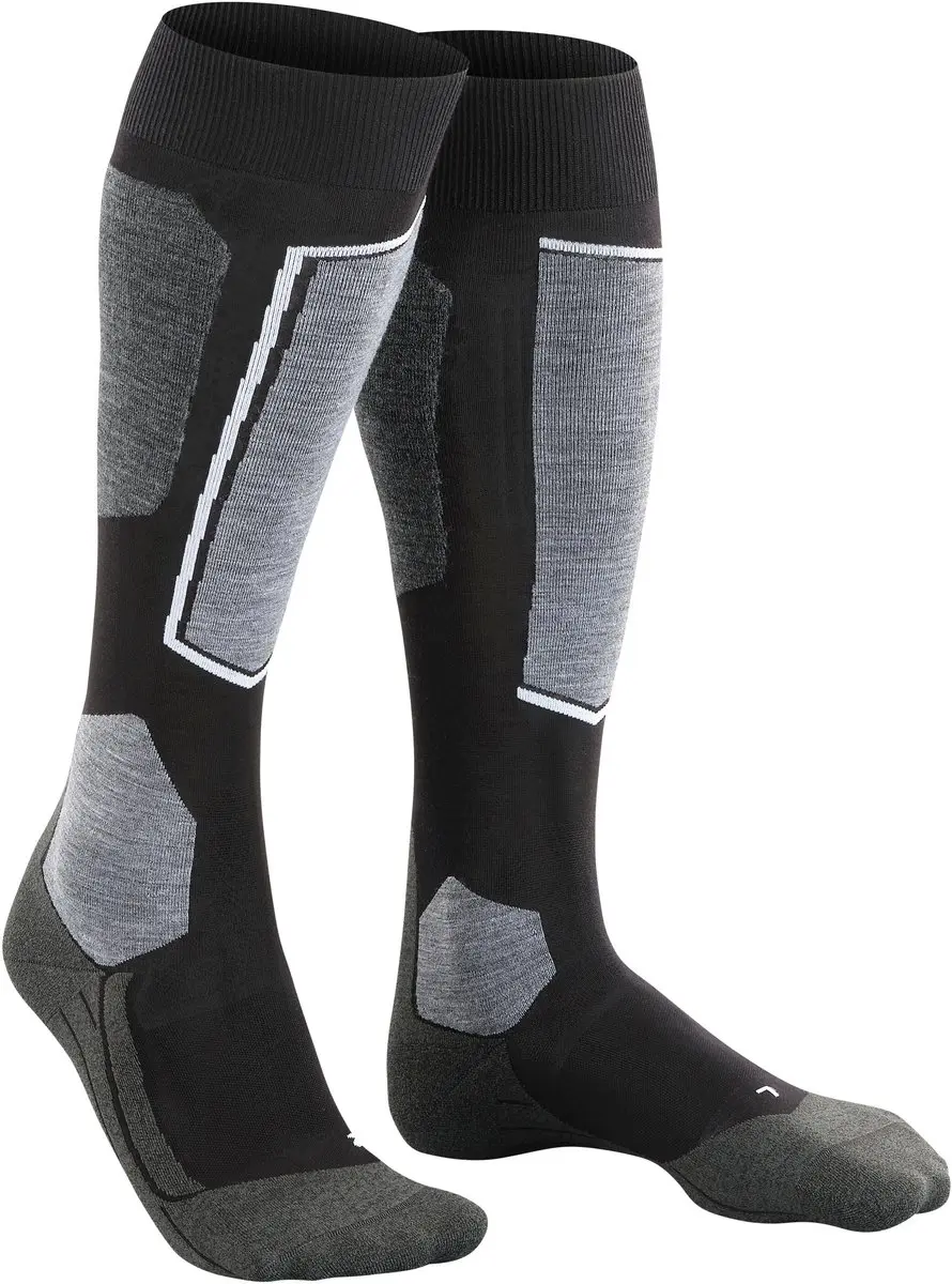 Falke SK6 Skisokken Dames - 37/38 - Zwart