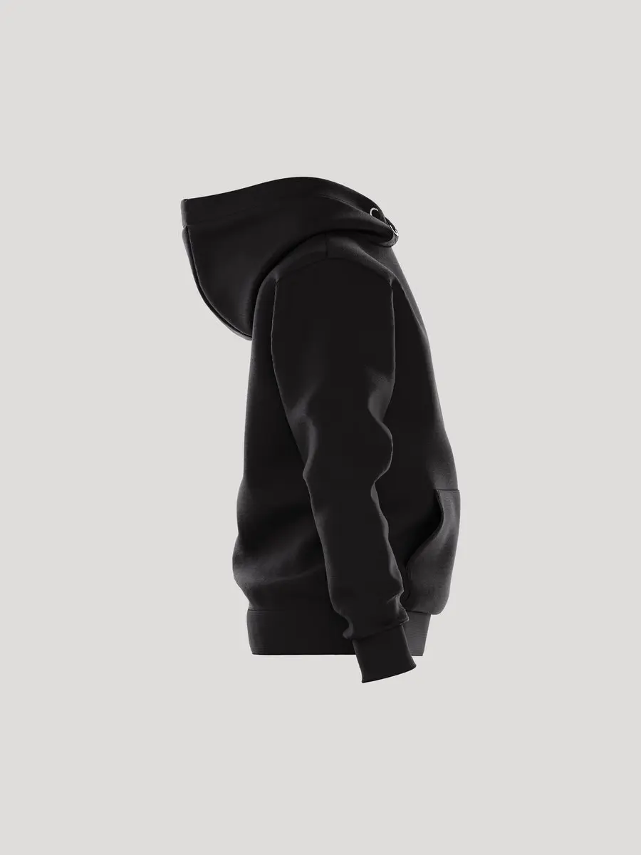 Björn Borg Essential 1 Hoodie Kinderen - Zwart - Maat 158/164