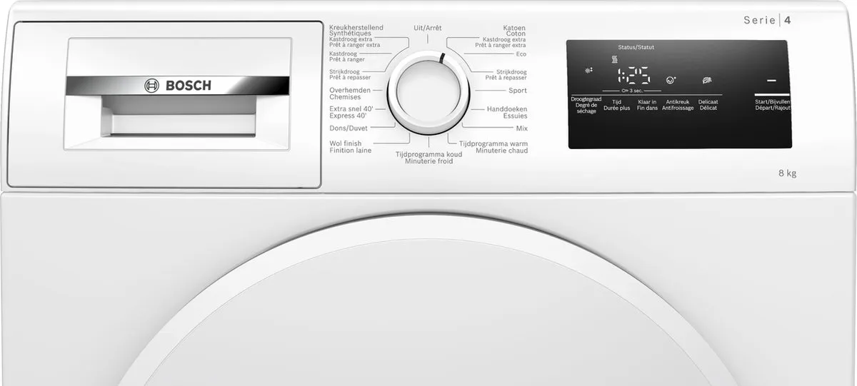 Bosch WTH8300AFG Warmtepompdroger 8 kg - Wit