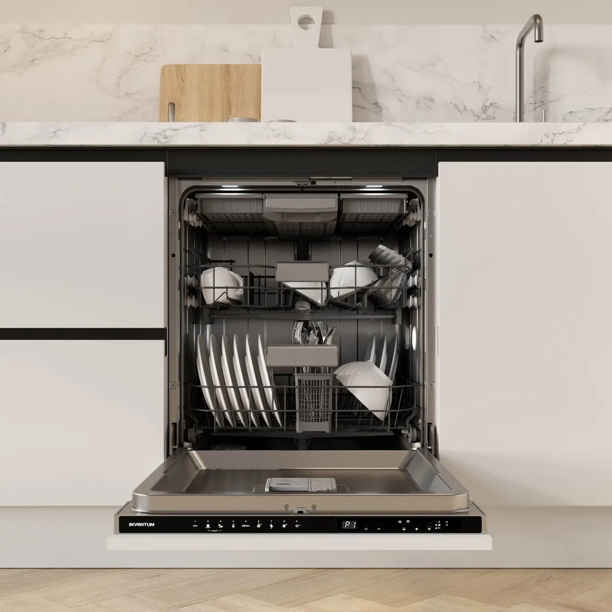 Inventum IVW6060A Inbouw Vaatwasser 14 Covers - 42 dB - 9 Programma's