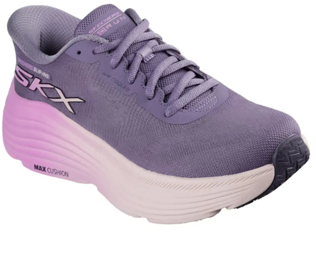 Skechers Max Cushioning Endeavour Hallandale Hardloopschoenen - Paars 37