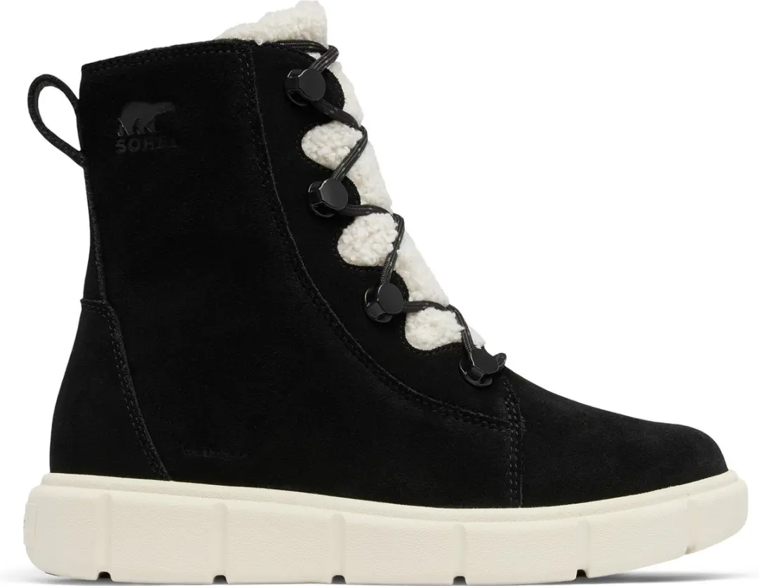 Sorel Explorer III Joan Cozy WP Outdoorlaarzen - Maat 38 - Black/Chalk