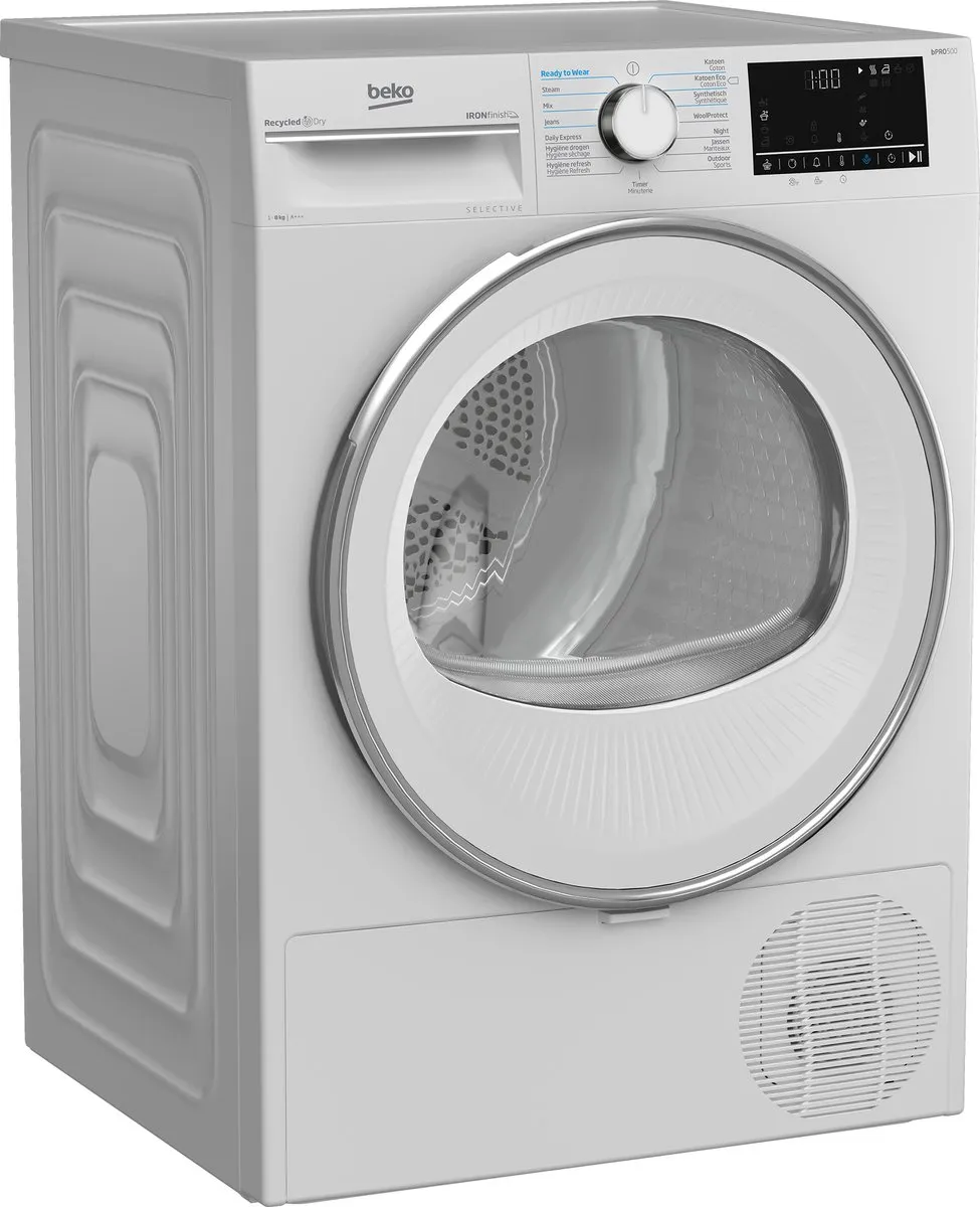 Beko B5T68243W2 Warmtepompdroger 8kg - Wit