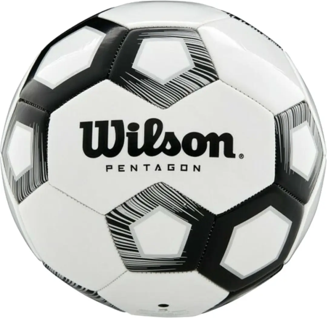 Wilson Pentagon Voetbal 5 - Wit/Zwart