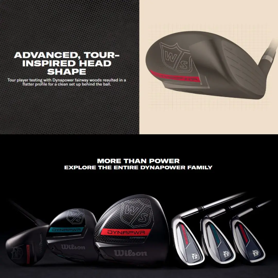 Wilson Staff DynaPower Fairway Wood 2023 5 18° - Rechtshandig - Zwart Rood