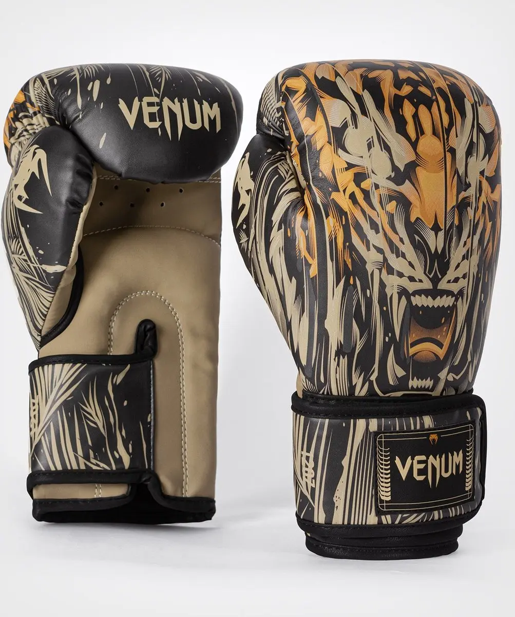 Venum Tiger Bokshandschoenen 14 oz - Zwart Neon Oranje