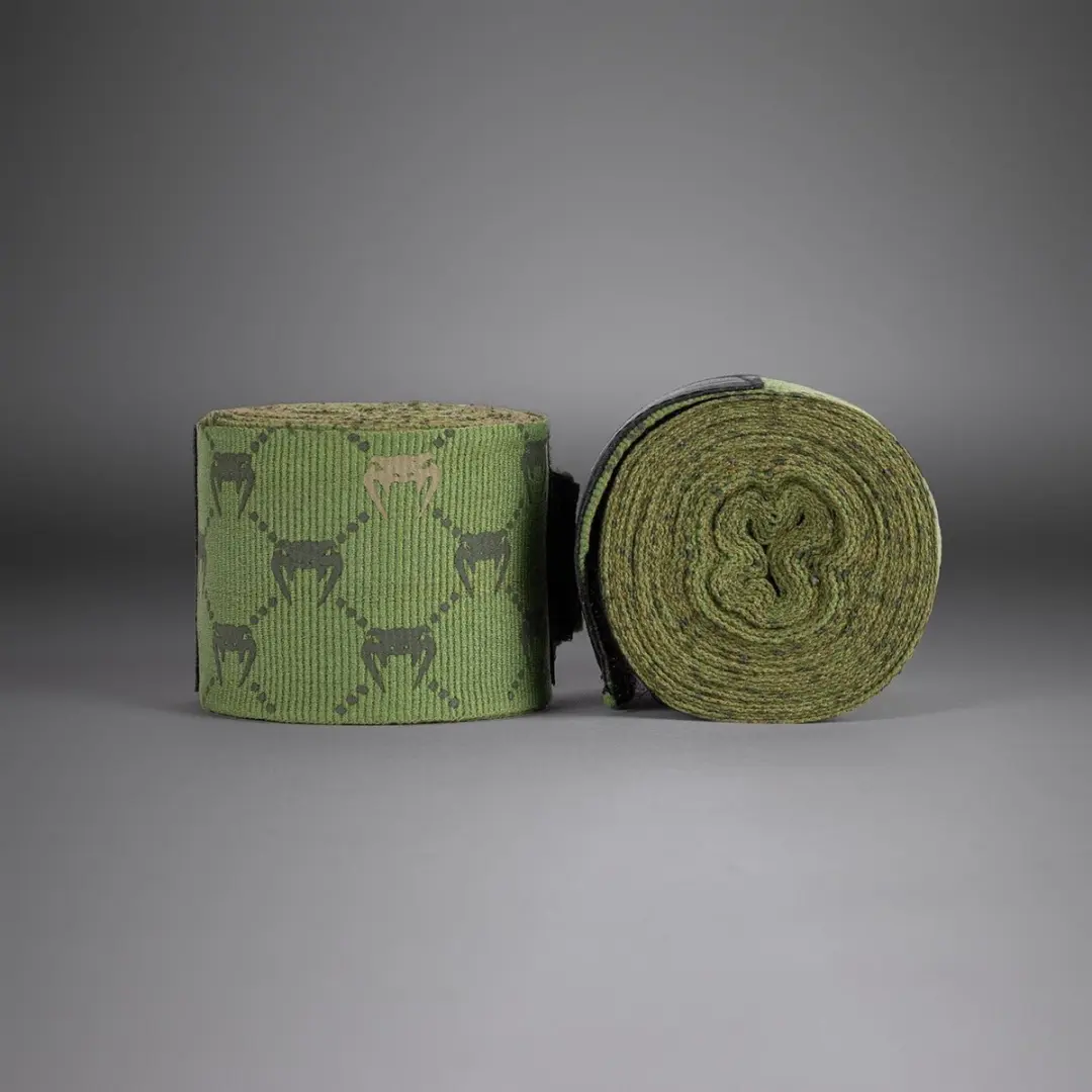 Venum Monogram Advanced Hand Wraps 400cm - Maat 4 - Kaki