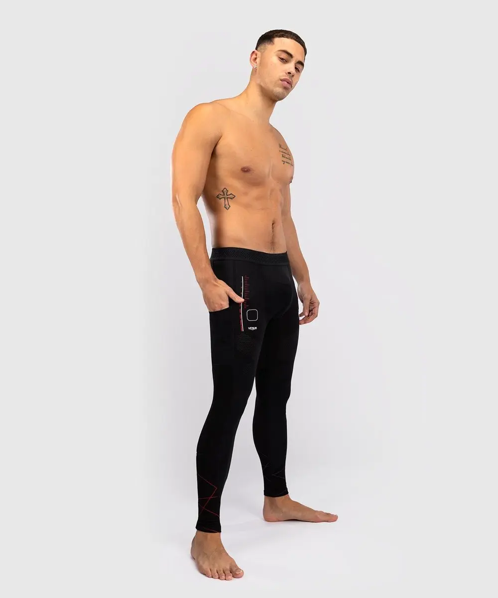 Venum Tactical XT Sportlegging - M - Zwart/Vuurrood
