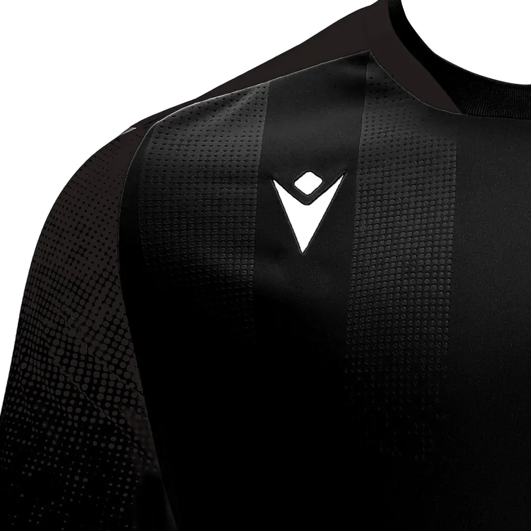 Macron Alioth Shirt Korte Mouw Heren M - Zwart