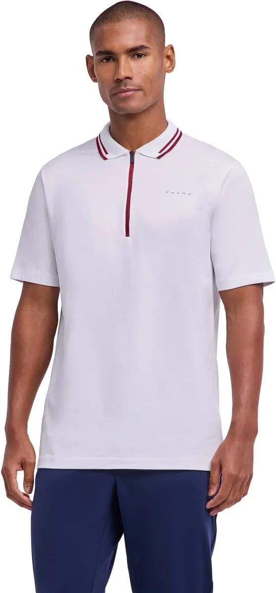Falke Golf Zip Shirt heren - wit - XXL