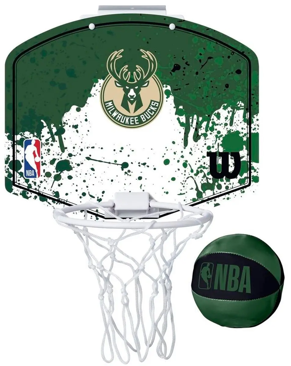 Wilson NBA Team Mini Hoop Bucks