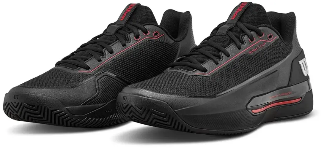 Wilson Rush Tour 5 Clay Court Schoenen - 42 2/3 - Zwart