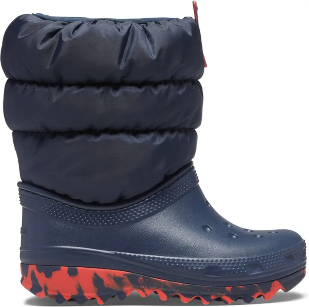 Crocs Classic Neo Puff Boot Kinder Snowboots 22-23 - Donkerblauw