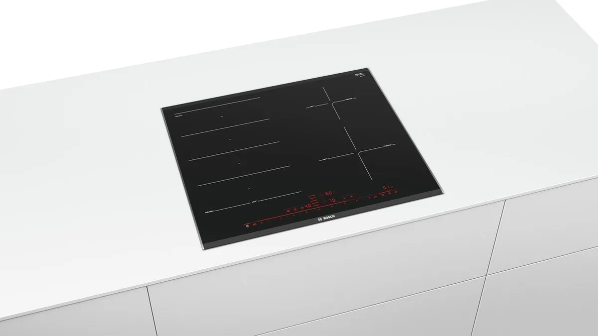 Bosch Serie 8 PXE675DC1E Inductiekookplaat - 4 Zones - Zwart