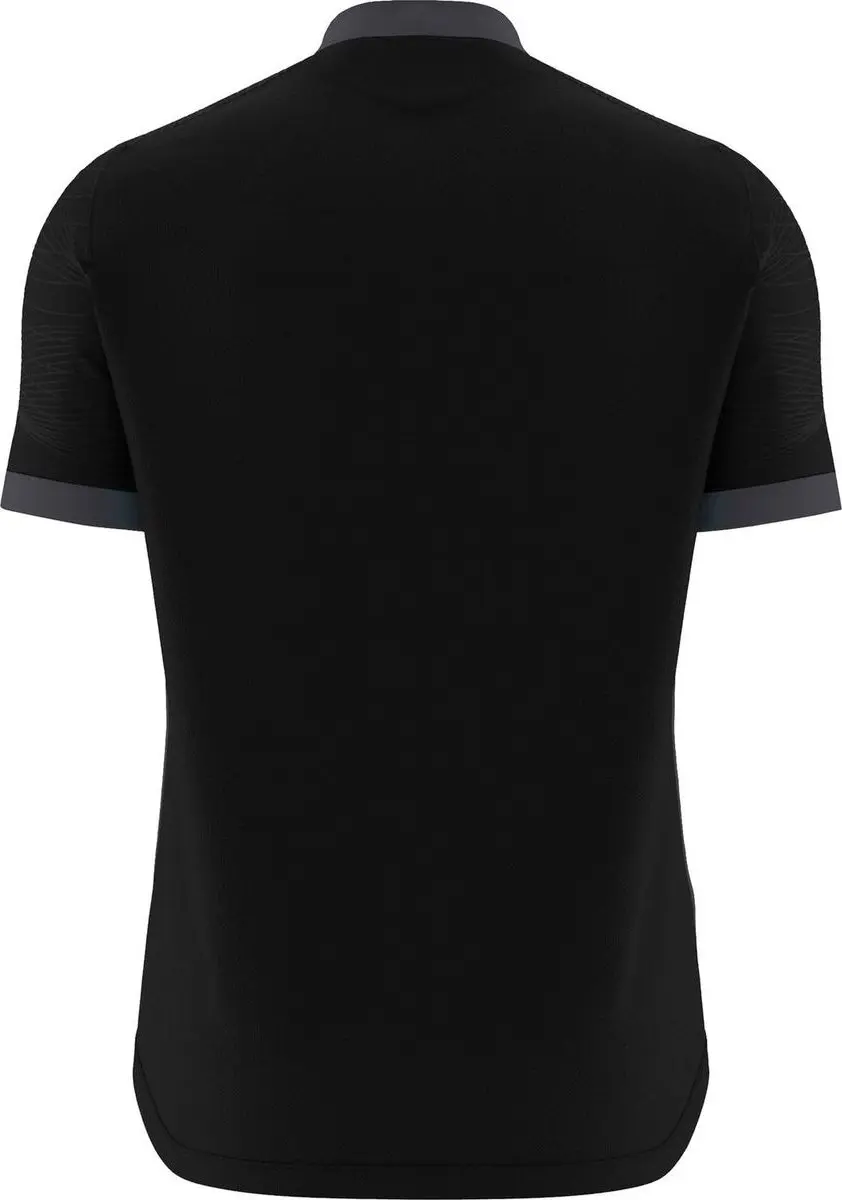 Macron Wyvern Eco Shirt Korte Mouw Heren - S - Zwart