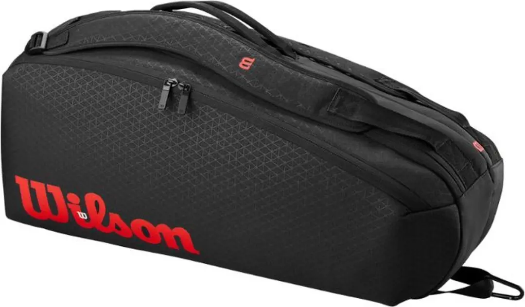 Wilson 6R Tennistas Clash V3 Tennisset - 6 Stuks - Zwart