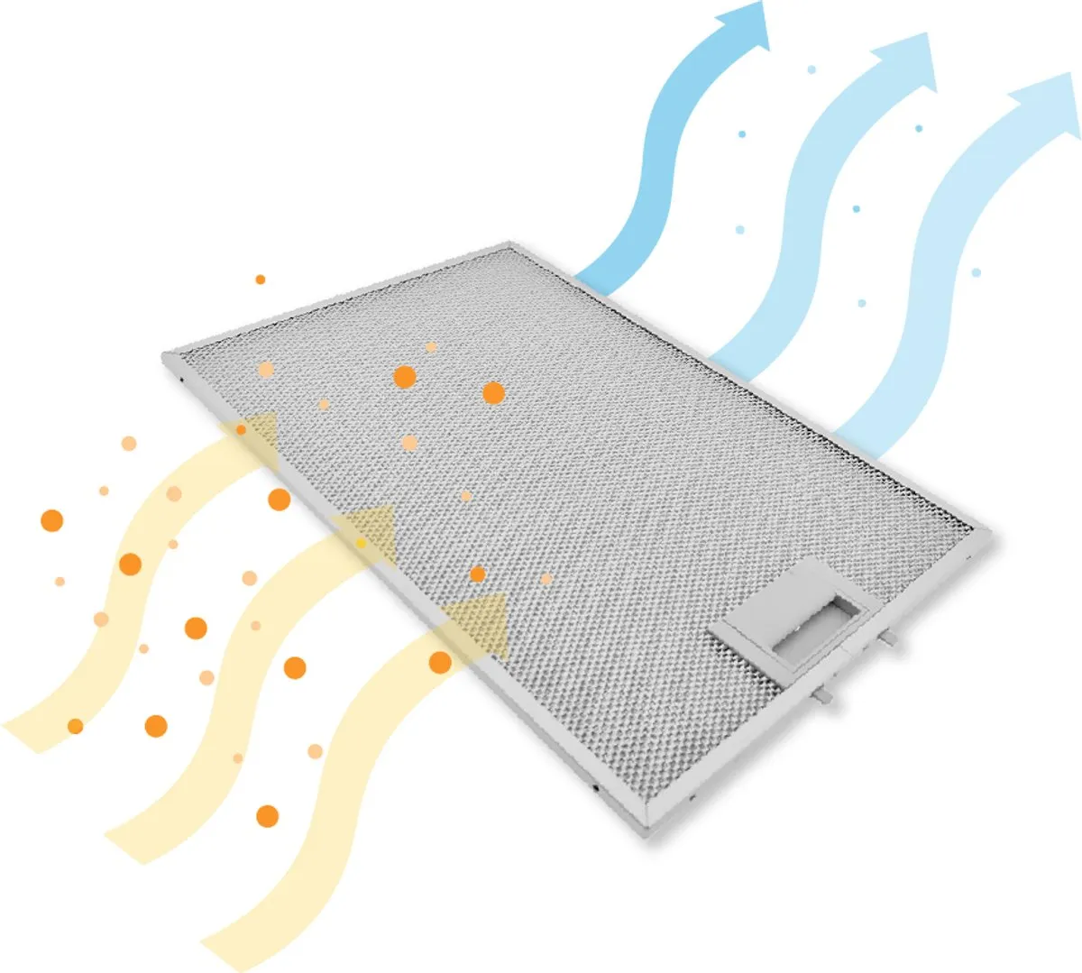Bosch Metaalvetfilter 378x265mm 11025757