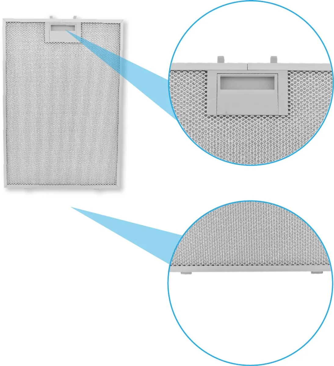 Bosch Metaalvetfilter 378x265mm 11025757