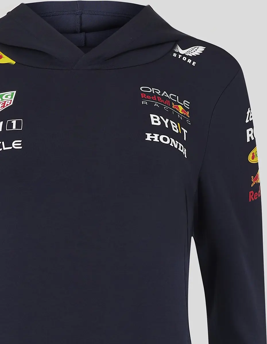 Castore Oracle Red Bull Racing Dames Hoody 2024 - XL - Blauw