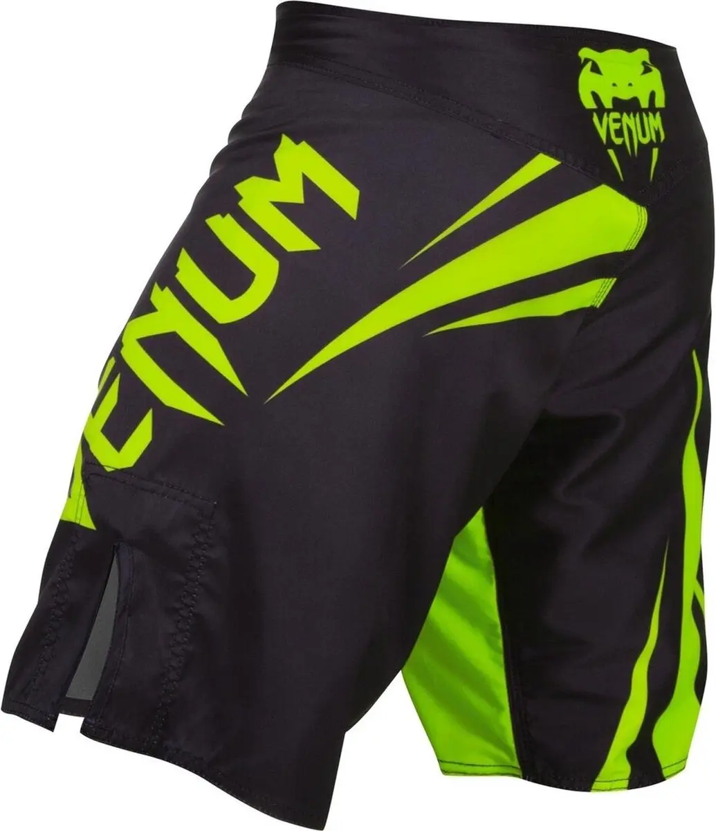 Venum Challenger Fightshort - Zwart Neo Geel S