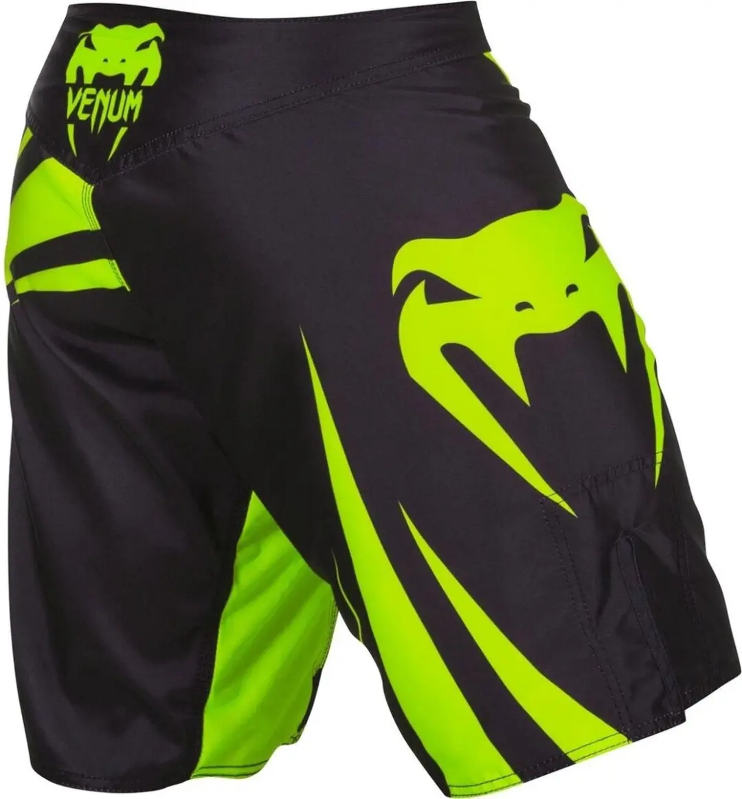 Venum Challenger Fightshort - Zwart Neo Geel S