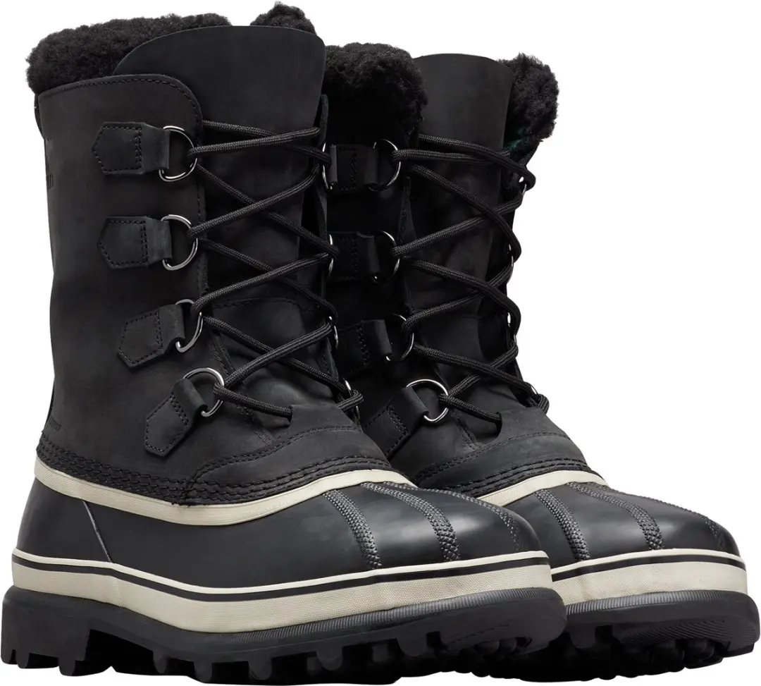 Sorel Caribou WP Heren Sneeuwlaarzen 46 - Zwart/Dark Stone