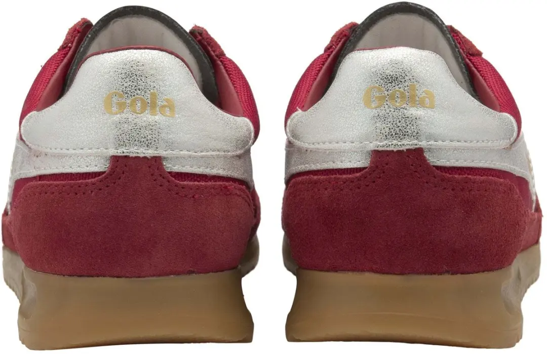 Gola Tornado Trainer Damestrainers - Deep Red/Zilver