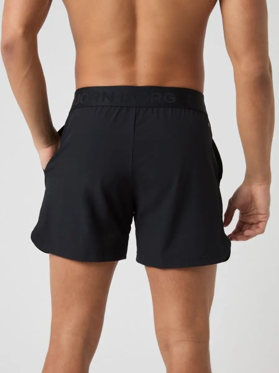 Björn Borg Korte Sportbroek Heren 6" - Zwart - Maat S