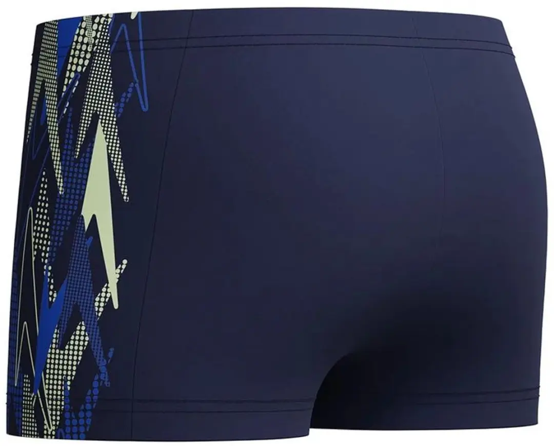 Speedo Plastisol Placement Zwemboxer Jongens 140 - Navy/Blauw/Groen