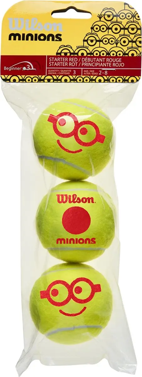 Wilson Minions Stage 3 Tennisballen