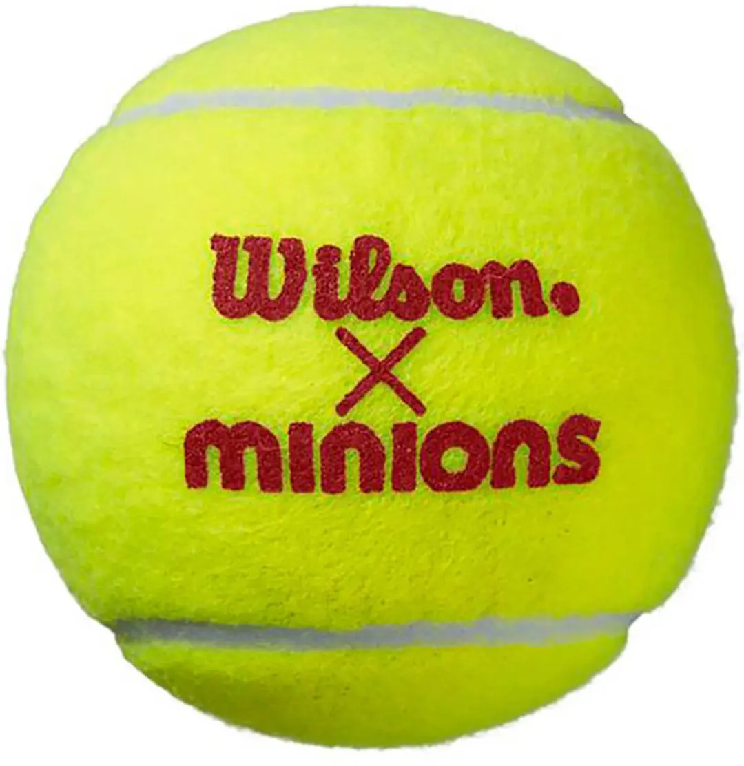 Wilson Minions Stage 3 Tennisballen - 3 Stuks - Rood