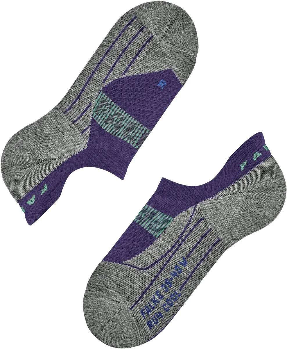 Falke RU4 Endurance Cool Invisible Dames Running Kousenvoetjes - Paars - afbeelding 6 van 6