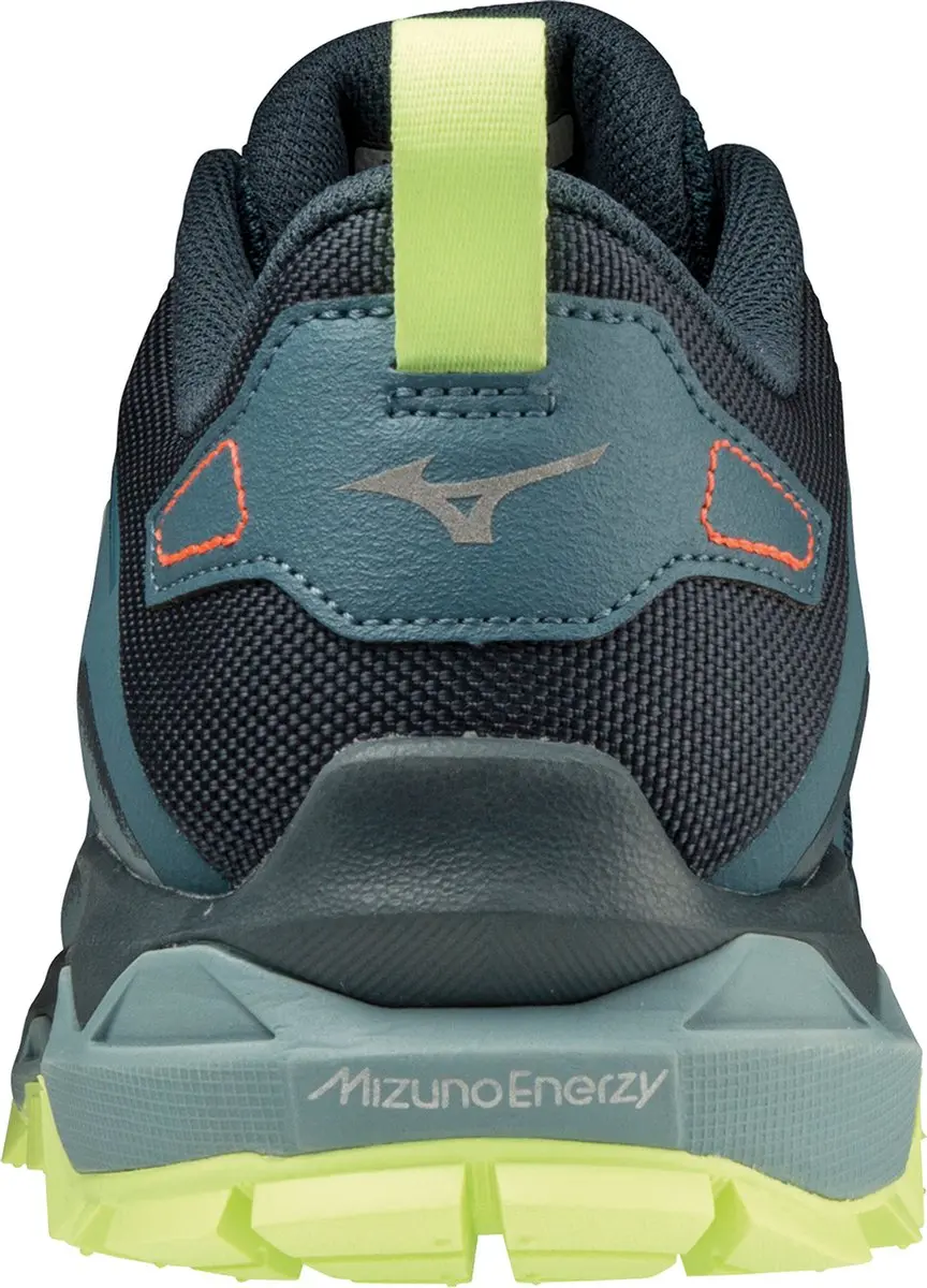 Mizuno Wave Mujin 8 Sportschoenen - Maat 43 - Blauw/Grijs/Lichtgroen