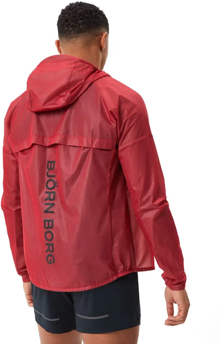 Björn Borg Heren Running Jacket Rood - Maat S