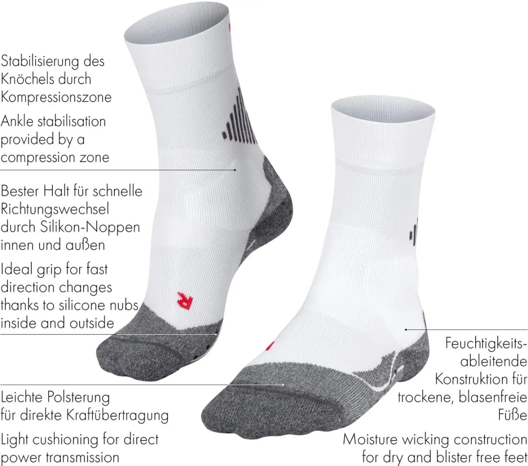 Falke 4Grip Sokken - Blauw - Maat 43/44 - afbeelding 6 van 6
