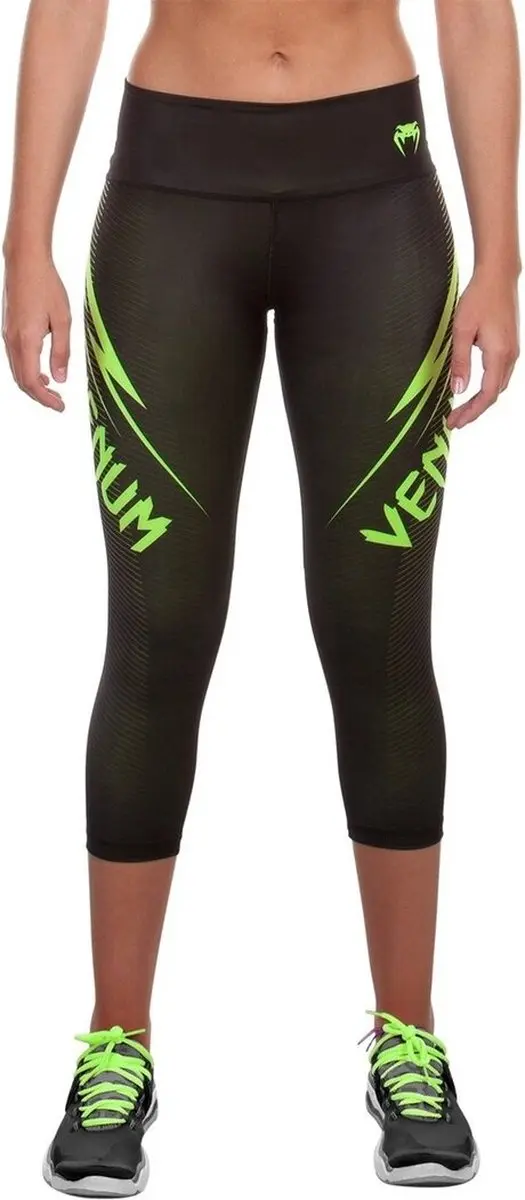 Venum Dames Razor Sportlegging M - Zwart/Neo Geel