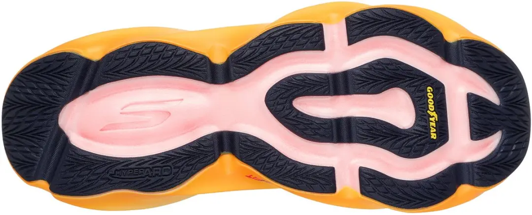 Skechers SKX AERO BURST Heren Sportschoenen 44 - Donkerblauw/Oranje