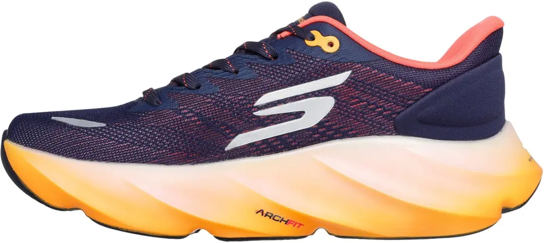 Skechers SKX AERO BURST Heren Sportschoenen 44 - Donkerblauw/Oranje