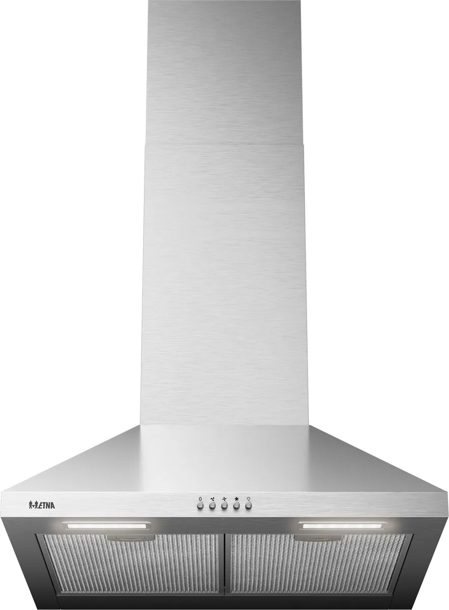 Etna AP461RVS Schouwkap 60cm - 3 standen - 446 m³/u - RVS