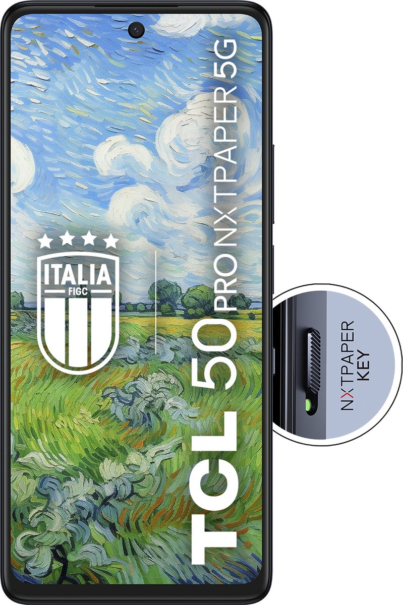 TCL 50 Pro NXTPAPER 5G 8GB/512GB Blauw (Middernachtblauw) Dual SIM T803D