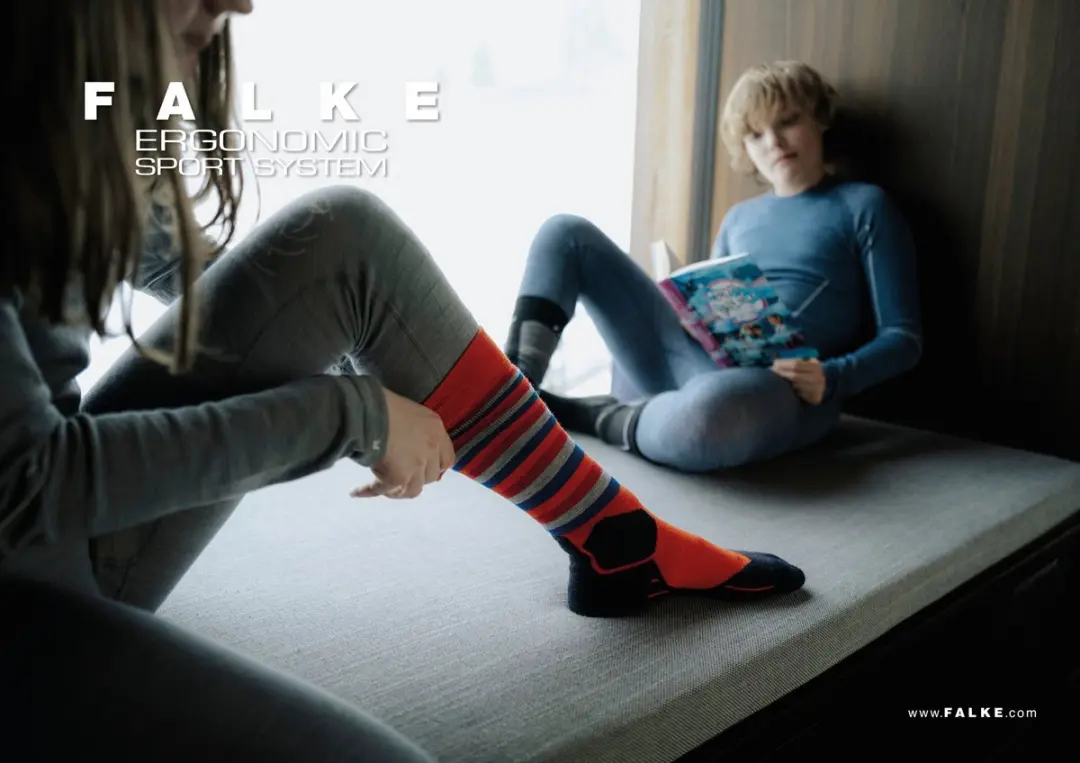 Falke SK2 Intermediate Warm Dikke Wol Skisokken - Kinderen 27-30