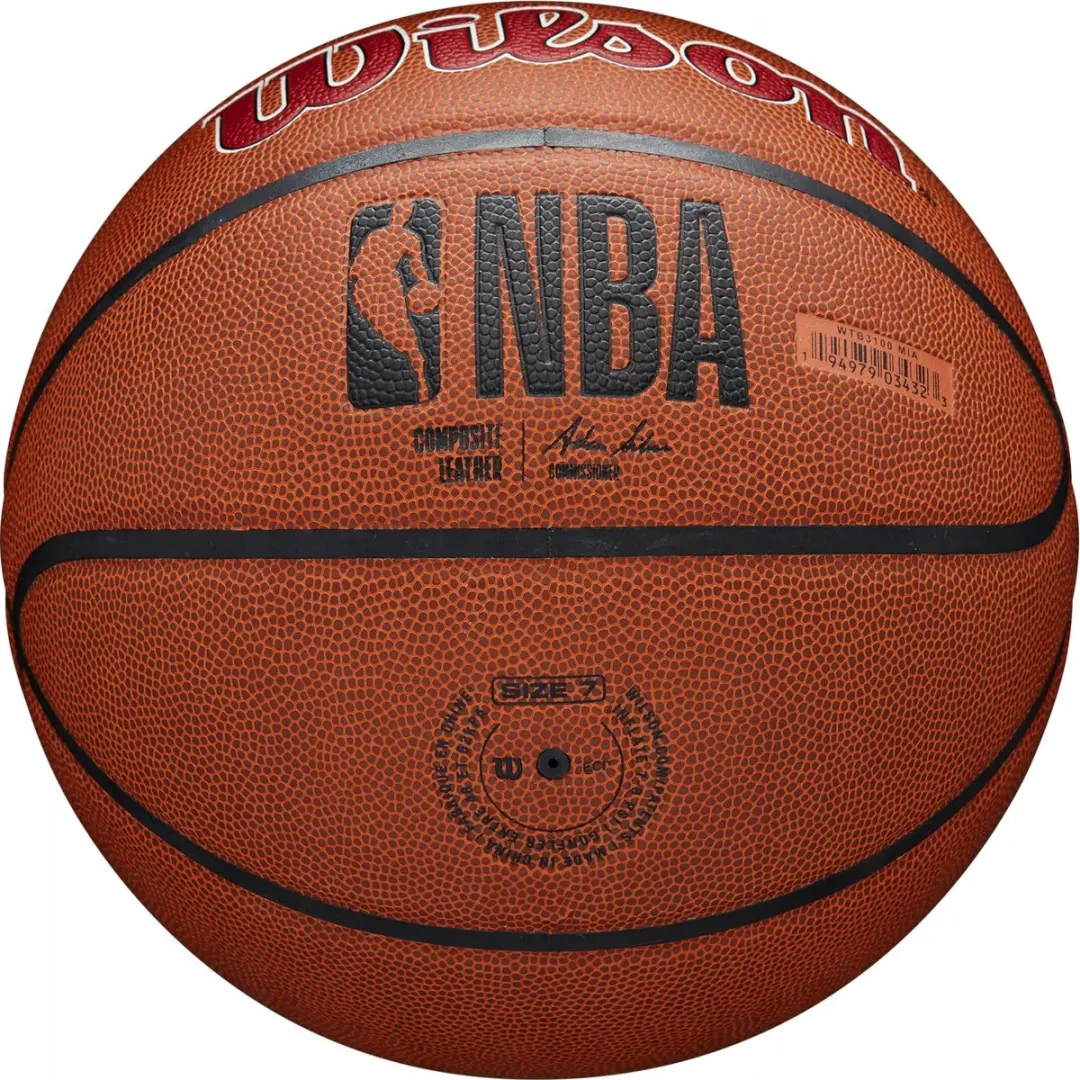 Wilson NBA Miami Heat Basketbal Maat 7