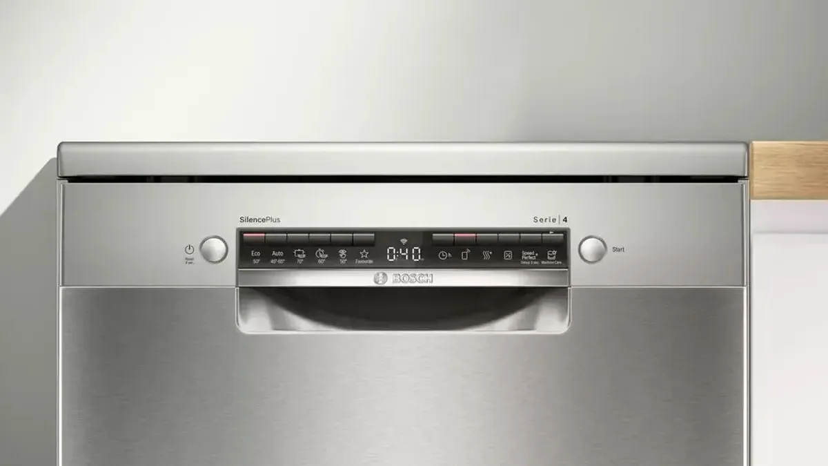Bosch SMS4ECI28E Vaatwasser 14 Couverts - Geborsteld Staal